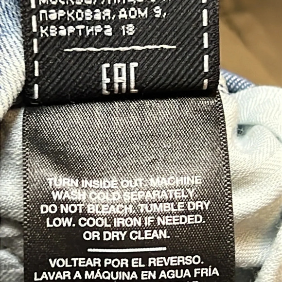 7 FOR ALL MANKIND High Rise Denim Cut Off Jean Shorts 24 - Picture 3 of 9